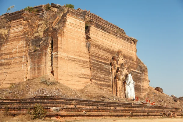 Pagode inachevée à Mingun, Myanmar — Photo