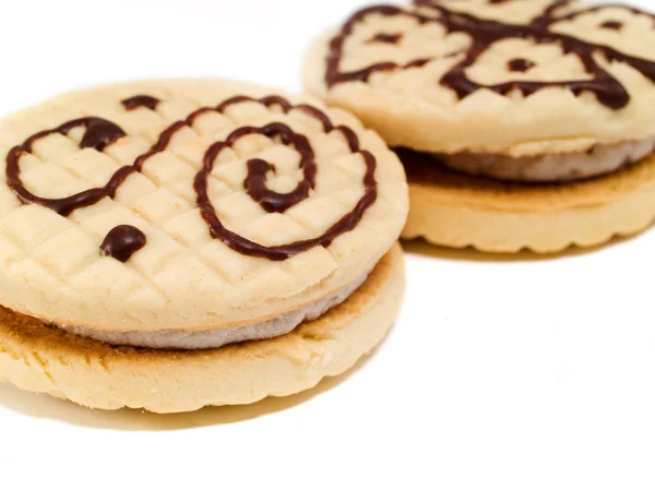 Galletas sabrosas sobre fondo —  Fotos de Stock