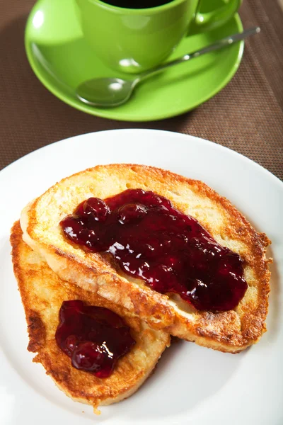 Pain perdu avec confiture — Photo