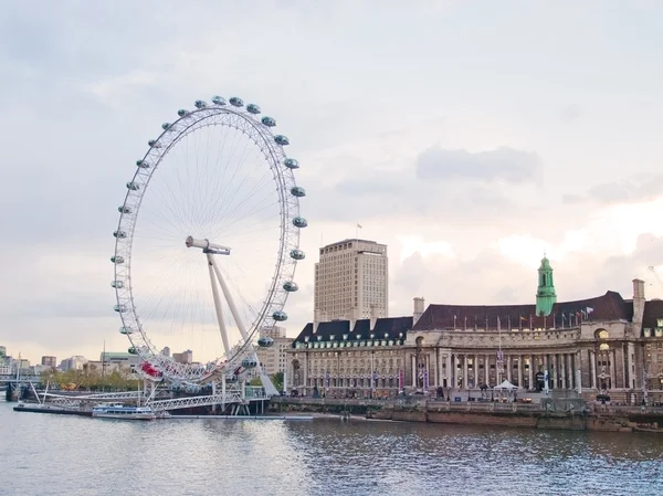 Vista de London Eye — Foto de Stock