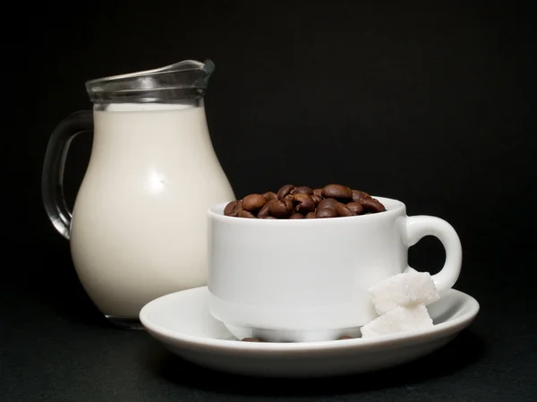 Tazza di caffè sullo sfondo — Foto Stock