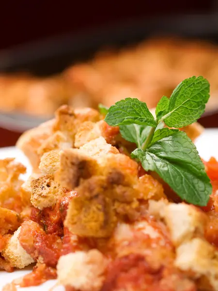 Poulet italien mozarella cuisson — Photo