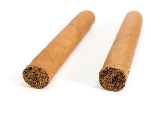 Two Cigars on background, — Stock Photo, Image