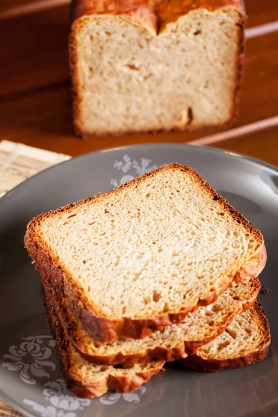 Saboroso pão caseiro — Fotografia de Stock