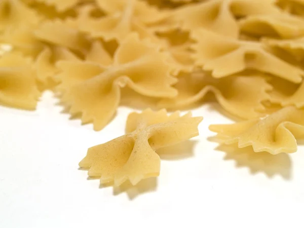 Uncooked pasta - farfalle — Stock Photo, Image