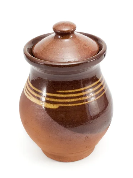 Honey Pot  on background — Stock Photo, Image