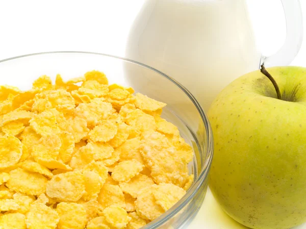 Colazione sana sullo sfondo — Foto Stock