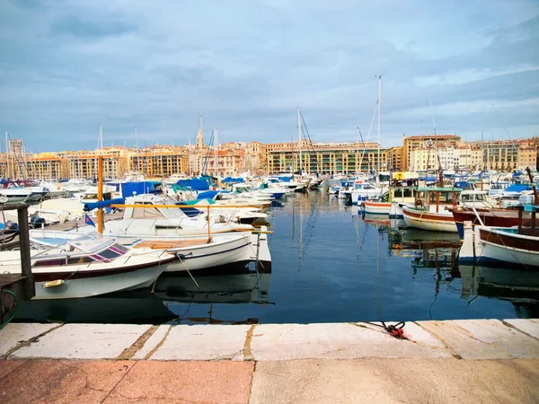 Puerto deportivo en Marsella — Foto de Stock
