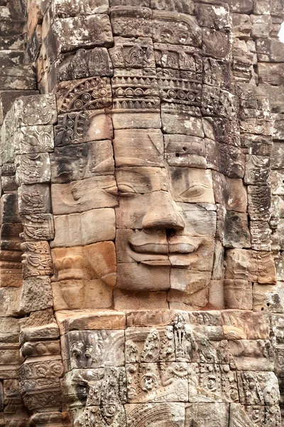 Tváře v chrámu Bayon, Angkor Wat — Stock fotografie