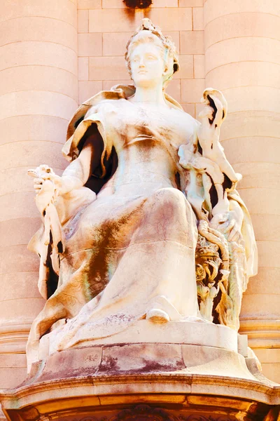 Detal Pont Alexandre III, Paryż — Zdjęcie stockowe