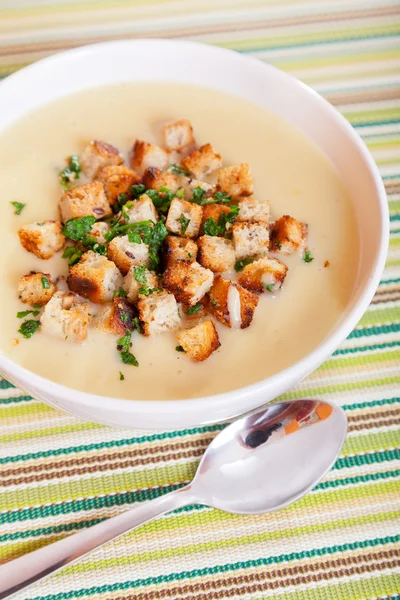 Sopa de crema de castaño —  Fotos de Stock