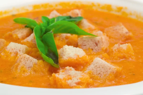 Soupe italienne aux tomates rôties — Photo