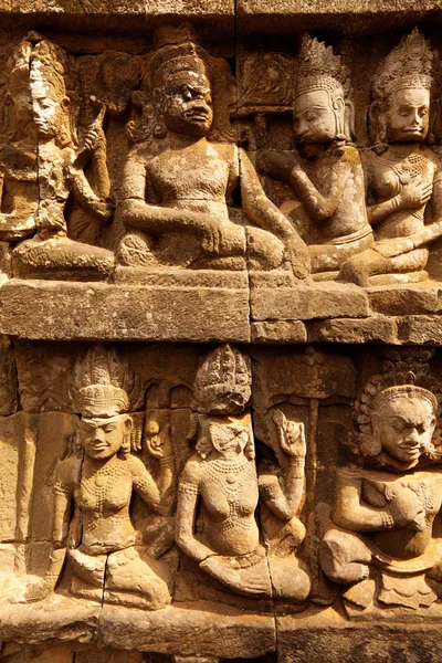 Taras z król trędowaty, Angkor Wat — Zdjęcie stockowe