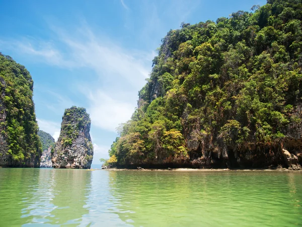 James Bond Island i Thailand - Stock-foto