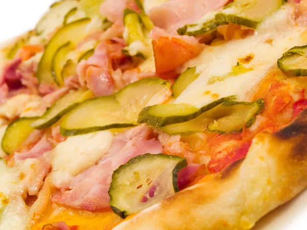 Gustoso sfondo pizza — Foto Stock
