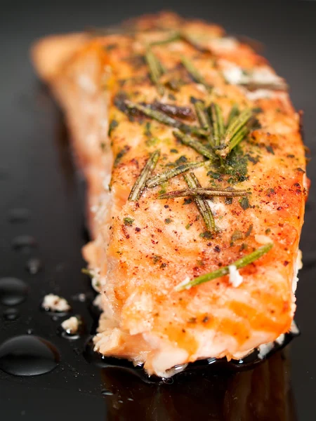 Baked salmon — Stock Photo, Image