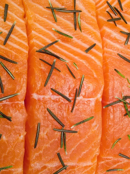 Bife de salmão (não preparado ) — Fotografia de Stock