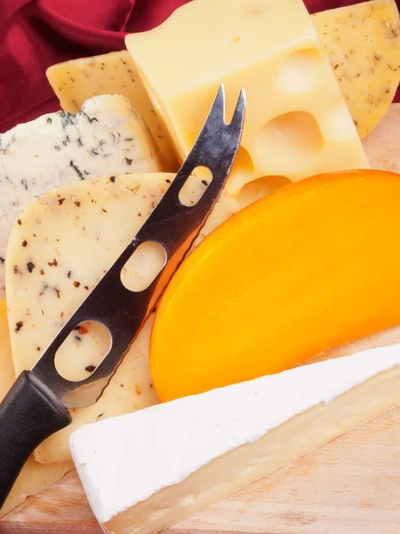 Various cheese still life — Stock Photo, Image