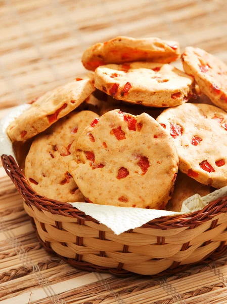 Biscoitos caseiros saborosos — Fotografia de Stock