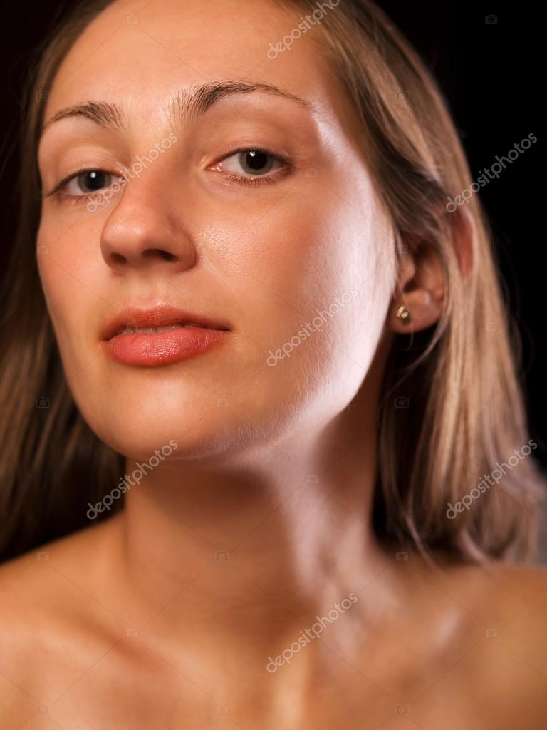 Close-up of a naked woman, Stock Photo, Picture And Royalty Free Image.  Pic. IDJ-AI113-038