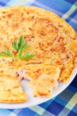 omlet jambon tablo ile