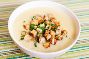 Kestane kremalı çorba