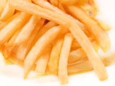 zemin üzerine kızarmış patates
