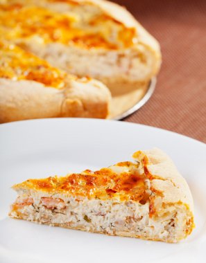 Quiche Lorraine - plaka bir dilimi