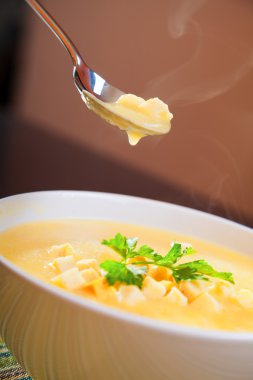 kremalı patates çorbası