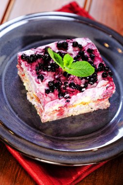 lezzetli Blueberry tiramisu