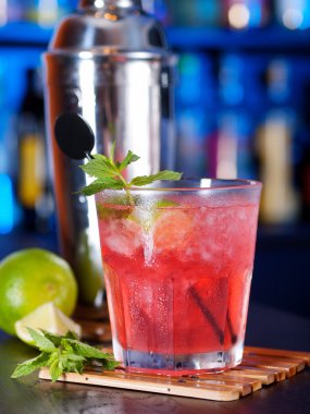 lezzetli kokteyl içki