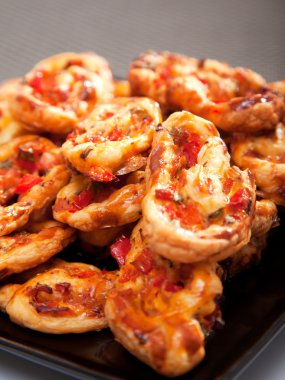 Mantı kırmızı biber ile