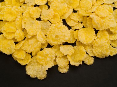 Mısır gevreği arka plan üzerinde