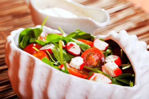 Salada de frutos do mar mediterrâneo — Fotografia de Stock