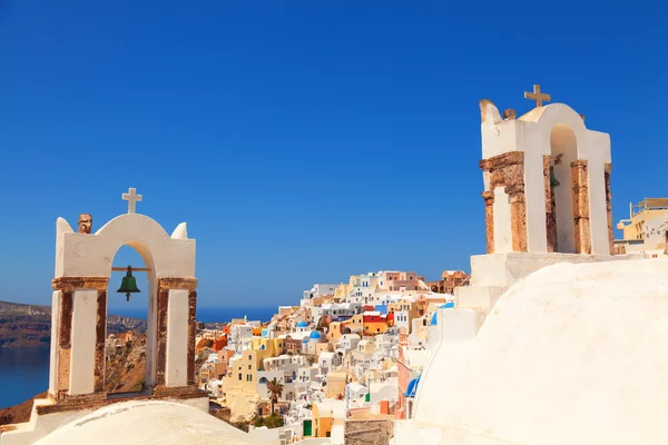 Oia, Santorini à luz do dia — Fotografia de Stock