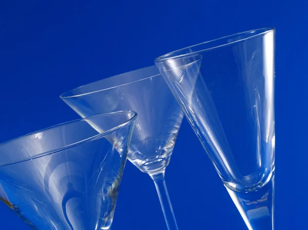 Prázdný koktejlové sklenice — Stock fotografie