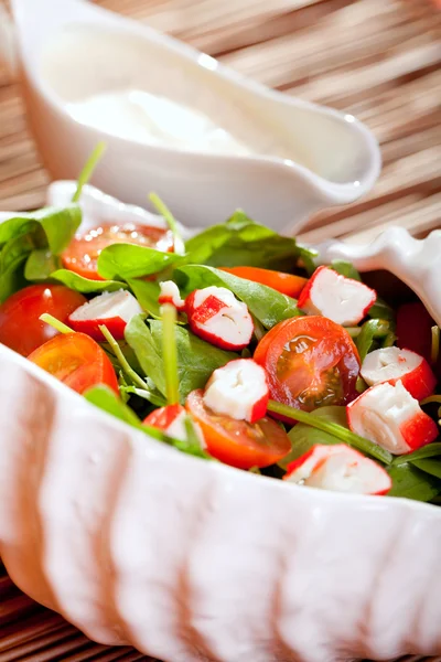 Salada de frutos do mar mediterrâneo — Fotografia de Stock