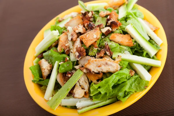 Chicken salad with zucchini — Stock Photo, Image