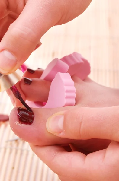 Mulher pedicure spa — Fotografia de Stock