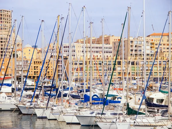 Yacht port in  Marseille — Stock Photo, Image