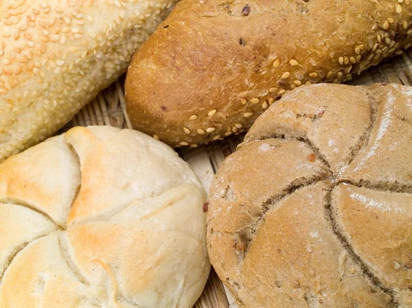 Productos de panadería en segundo plano — Foto de Stock