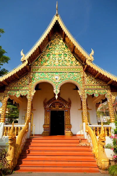 Wat chiang tempio uomo — Foto Stock