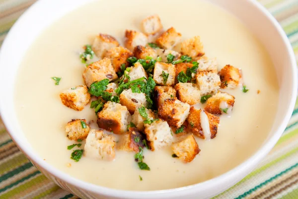 Sopa de crema de castaño —  Fotos de Stock