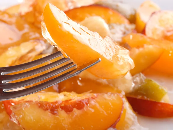 Fruit Dessert on background — Stock Photo, Image