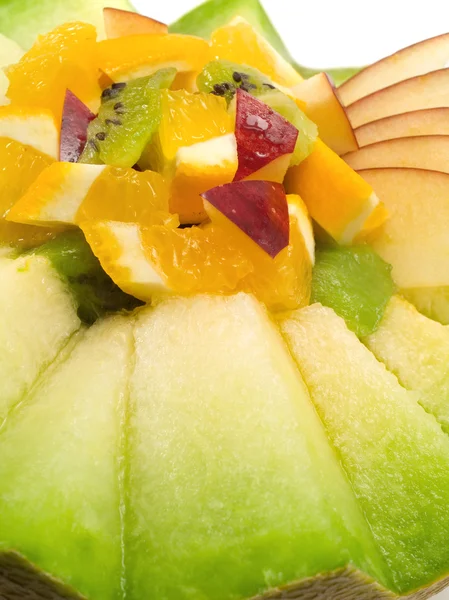 Fruit Salad in Melon — Stock Photo, Image