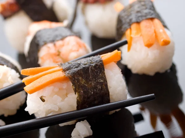 Saboroso delicioso Sushi — Fotografia de Stock