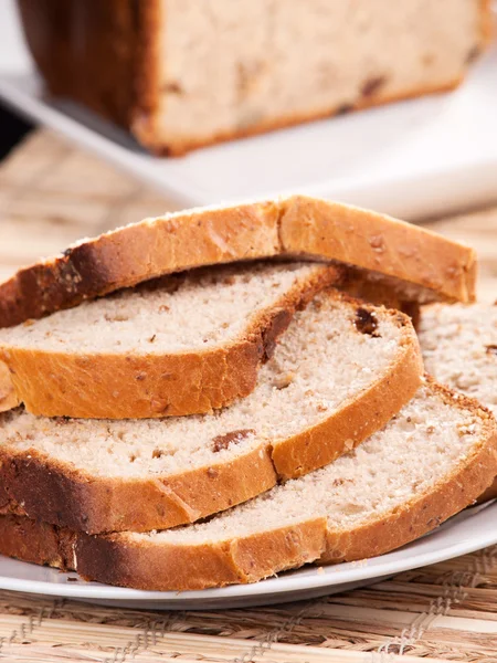 Homemade bread slices — Stock Photo, Image