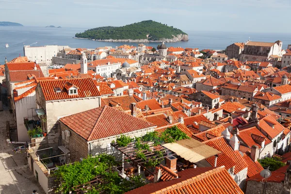 Fort van Dubrovnik aan de Adriatische Zee — Stockfoto