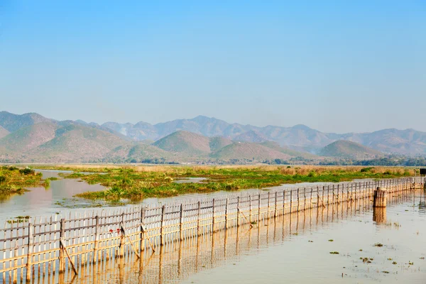 Inle lake i myanmar — Stockfoto