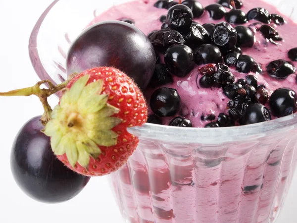 Smaczny jogurt Blueberry — Zdjęcie stockowe